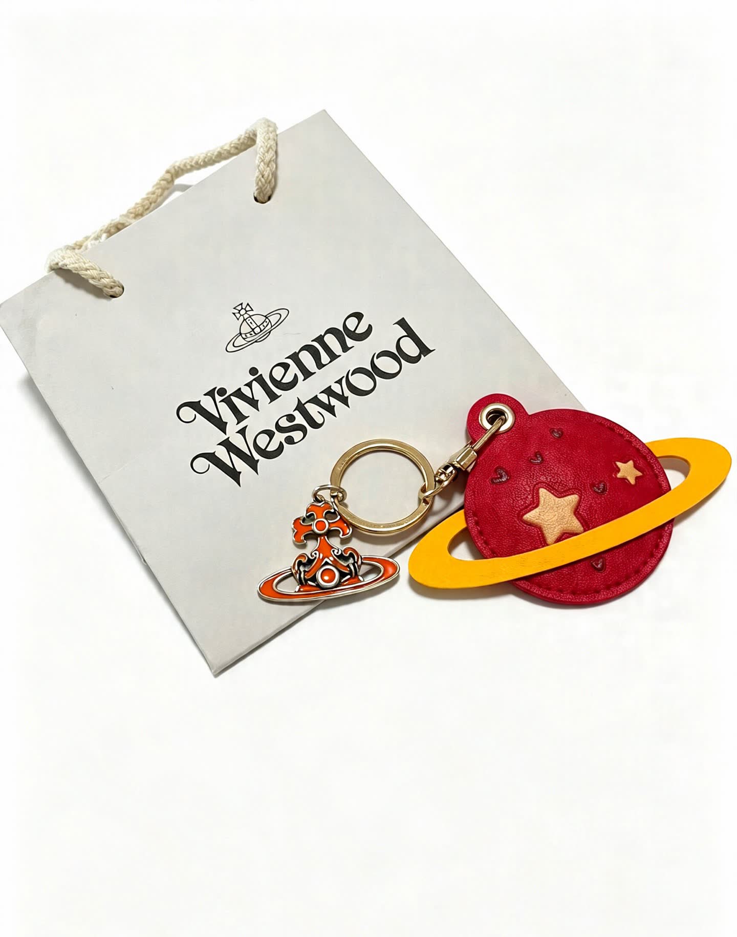 Vivienne Westwood Saturn Keychain